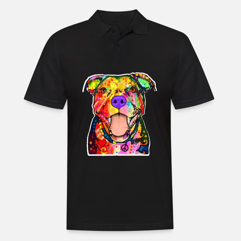 Pitbull - Männer Poloshirt - Schwarz