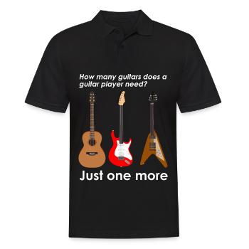 Guitariste guitare Basse Musiciens acoustiques - Polo Homme - noir - Devant - Kai (181cm)