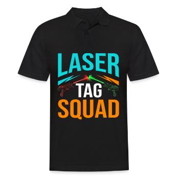 Laser Tag Laser Tag Laser Game Joueur de laser - Polo Homme - noir - Devant - Kai (181cm)
