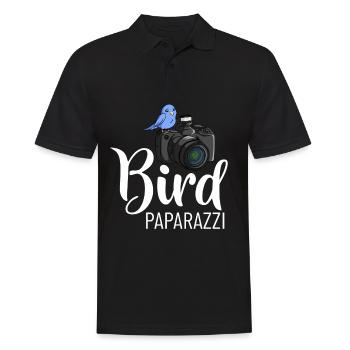 Oiseau Photographie Objectif Caméra Photographe - Polo Homme - noir - Devant - Kai (181cm)