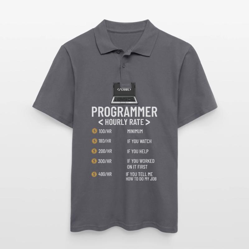 Programmer Programming Computer Developer Pc Men's Polo Shirt
