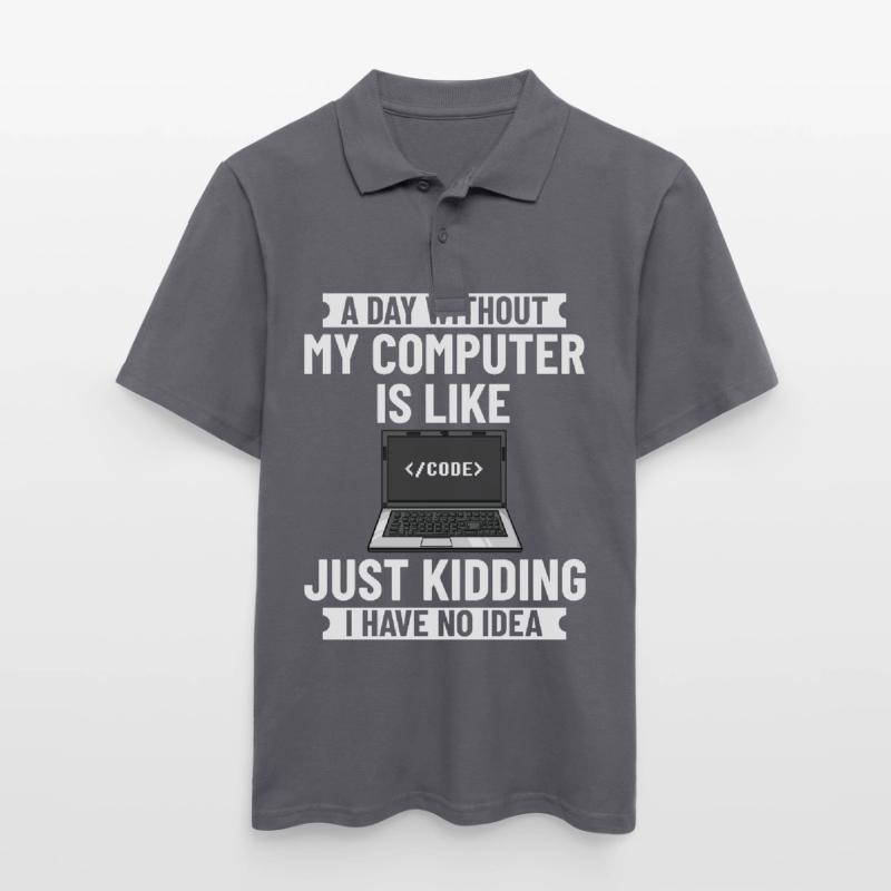Programmer Programming Computer Developer Pc Men's Polo Shirt
