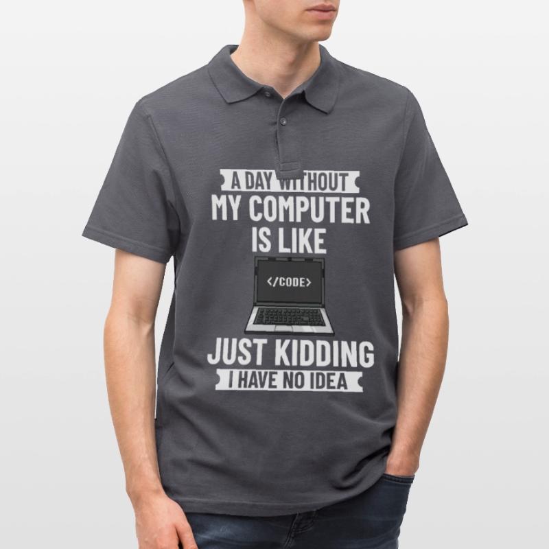 Programmer Programming Computer Developer Pc Men's Polo Shirt