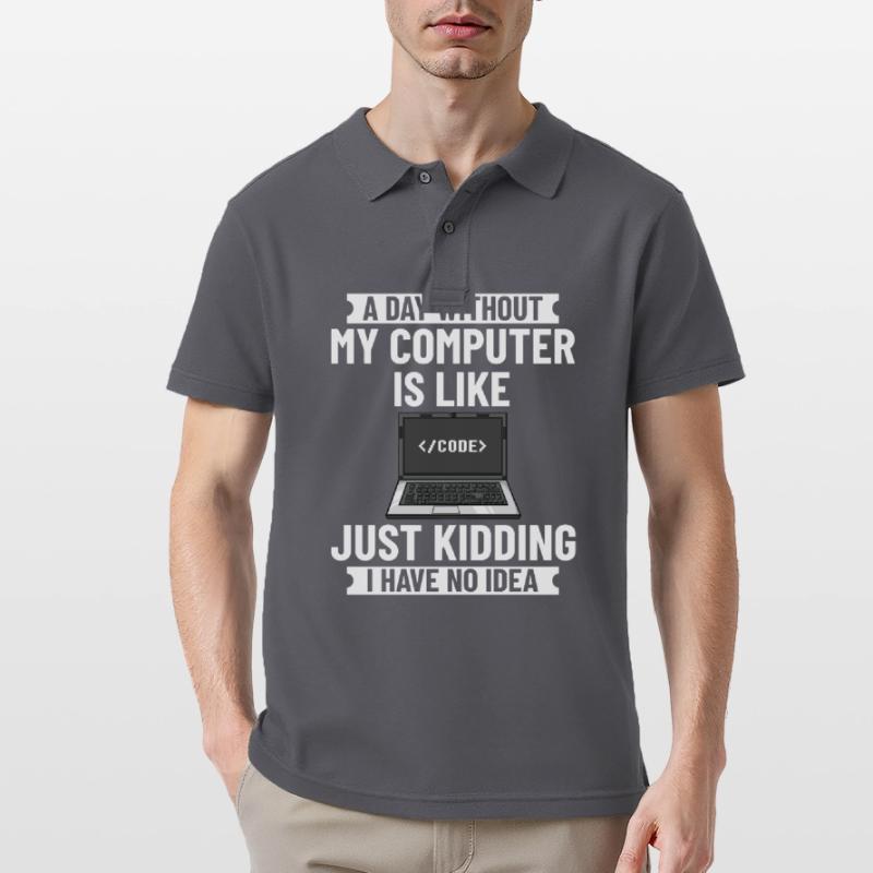 Programmer Programming Computer Developer Pc Men's Polo Shirt