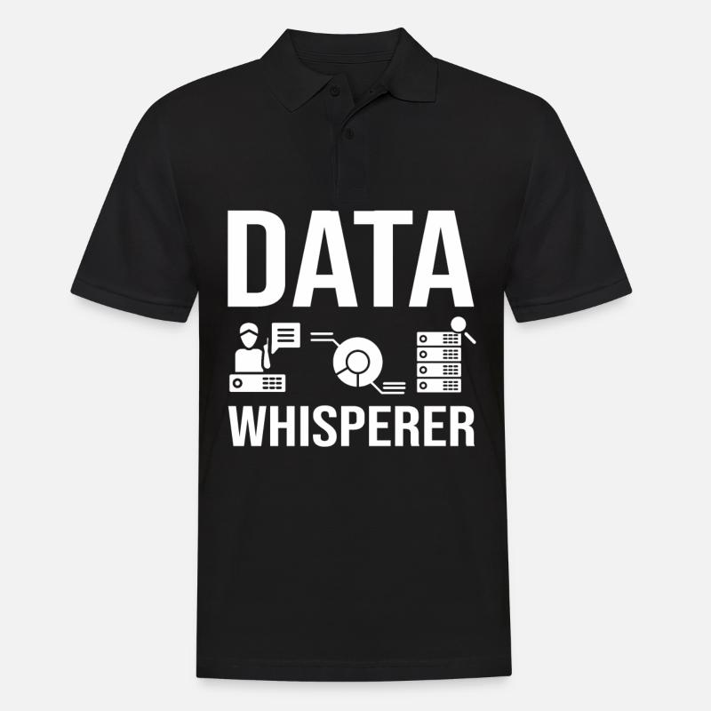 Datenwissenschaftler Data Science Wissenschaft - Männer Poloshirt - Schwarz
