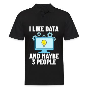 Software Development Software Developer Developer - Men's Polo Shirt - black - Front - Kai (181cm)