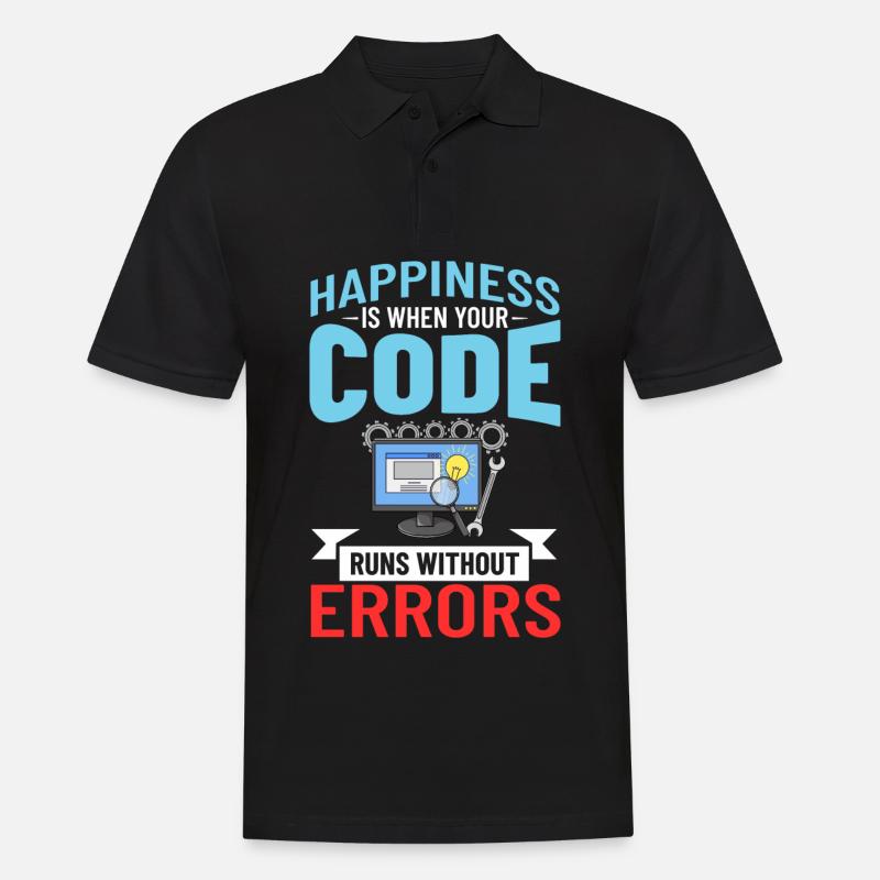 Software Development Software Developer Developer - Men's Polo Shirt - black