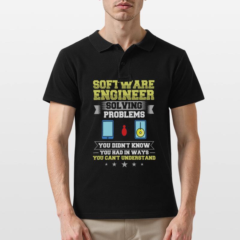 Software Engineering Softwaretechnik Ingenieur Männer Poloshirt