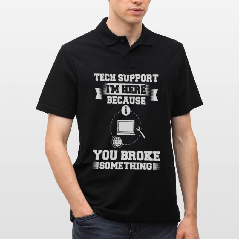 Support technique Assistance technique informatique Helpdesk Polo Homme