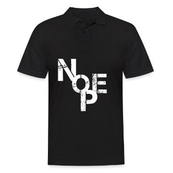 Non non je ne le fais pas - Polo Homme - noir - Devant - Kai (181cm)