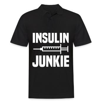 Diabetes Diabetiker Zuckerkrankheit - Männer Poloshirt - Schwarz - Vorne - Kai (181cm)
