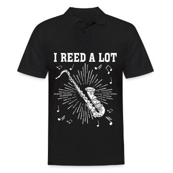 Saxophone Saxophoniste Musicien de Jazz Saxophoniste - Polo Homme - noir - Devant - Kai (181cm)