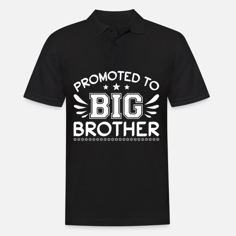Großerbruder werdender Bruder - Männer Poloshirt - Schwarz