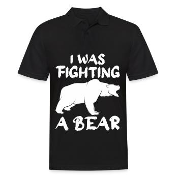 Ours Ours Brun Ours Polaire Ours - Polo Homme - noir - Devant - Kai (181cm)