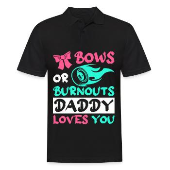 Vater Vatertag Daddy LGBTQ - Männer Poloshirt - Schwarz - Vorne - Kai (181cm)