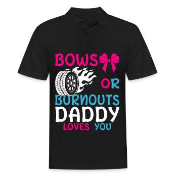 Father Father's Day Daddy LGBTQ - Men's Polo Shirt - black - Front - Kai (181cm)