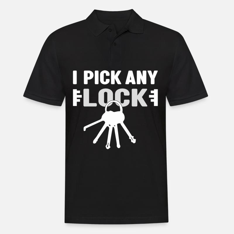Locksmith security technology - Men's Polo Shirt - black