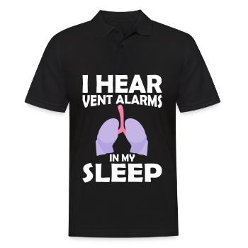 Respiratory therapists Respiratory therapist Occupational therapists - Men's Polo Shirt - black - Front - Kai (181cm)