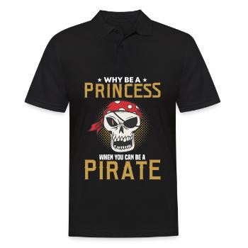 Pirate Kids Skull Party Pirates - Polo Homme - noir - Devant - Kai (181cm)