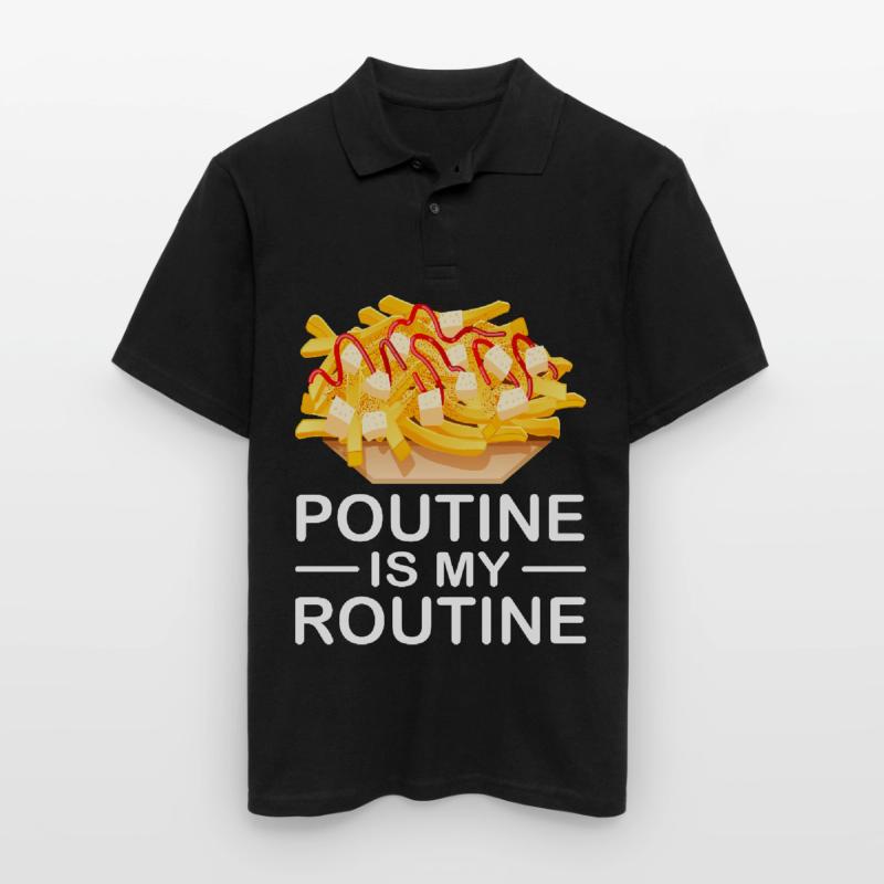 Poutine Canada Spécialité de restauration rapide Polo Homme