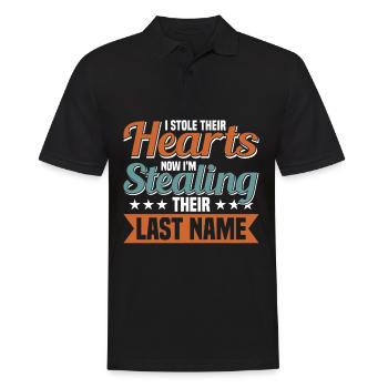 Adopts Adopts Foster Father Foster Mother - Men's Polo Shirt - black - Front - Kai (181cm)