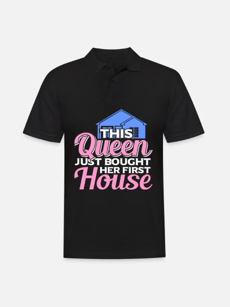 Hausbesitzer Eigentümer Geschenk Hauseigentümer - Männer Poloshirt - Schwarz