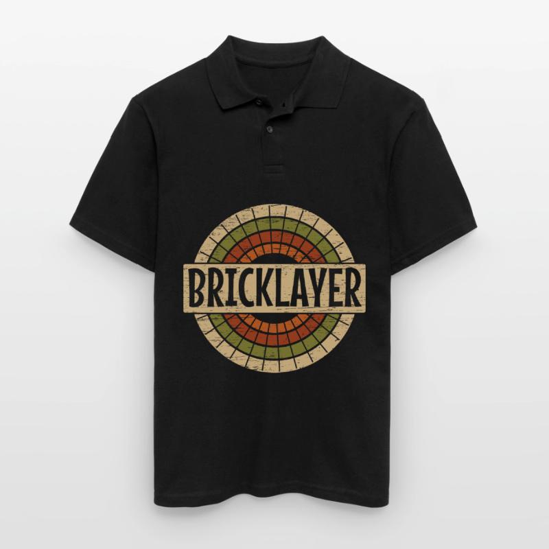 Construction work Bricklayer Profession Bricklayer Men's Polo Shirt