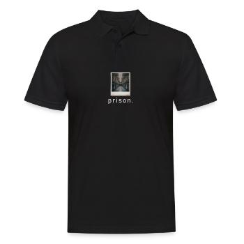 Gefängnis Vibe Retro Foto - Männer Poloshirt - Schwarz - Vorne - Kai (181cm)