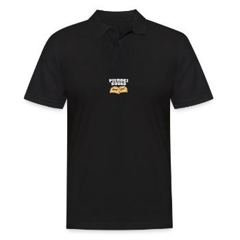 Pierogi Pirogge Pelmeni Lustige Polen Russen Shirt - Männer Poloshirt - Schwarz - Vorne - Kai (181cm)