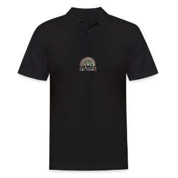 It's A Good Day To Teach Tiny Humans Kindergarten - Männer Poloshirt - Schwarz - Vorne - Kai (181cm)