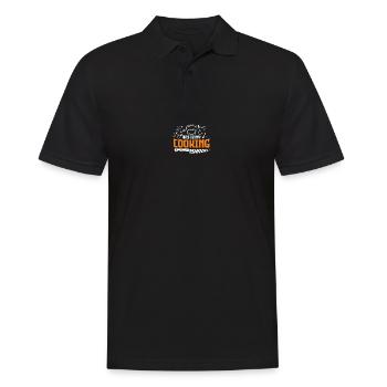 Koch Köchin Kochen Restaurant Kochkunst - Männer Poloshirt - Schwarz - Vorne - Kai (181cm)