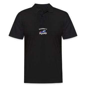 Apotheker Apotheke Pharmazie PTA - Männer Poloshirt - Schwarz - Vorne - Kai (181cm)
