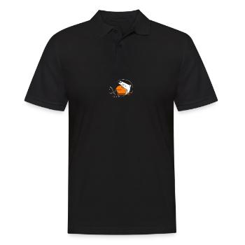 Fliegenfischen Rising Sun Angler Fischer Angeln - Männer Poloshirt - Schwarz - Vorne - Kai (181cm)