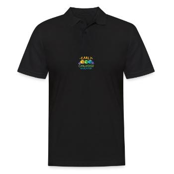 Early Childhood Educator Kindergarten Erzieher - Männer Poloshirt - Schwarz - Vorne - Kai (181cm)