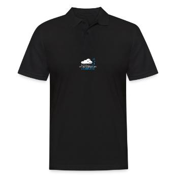The Codefather Informatiker Programmierer Computer - Männer Poloshirt - Schwarz - Vorne - Kai (181cm)