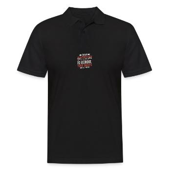 Elektriker Strom Elektrizität Elektrotechnik - Männer Poloshirt - Schwarz - Vorne - Kai (181cm)