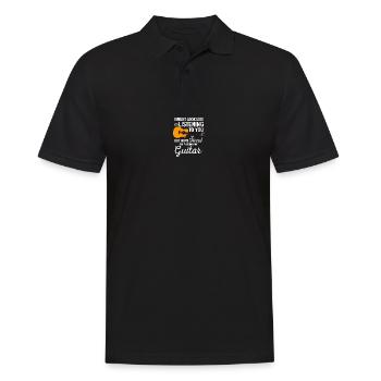 Gitarre Gitarrist Musiker Guitar - Männer Poloshirt - Schwarz - Vorne - Kai (181cm)