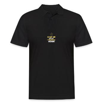 Volunteers Freiwillige Feuerwehr Helfer Retter - Männer Poloshirt - Schwarz - Vorne - Kai (181cm)