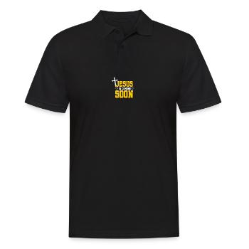 Jesus Christen Gott Religion Kreuz Glaube Kirche - Männer Poloshirt - Schwarz - Vorne - Kai (181cm)