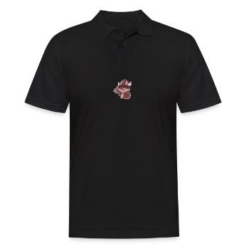 Wikinger Katze Kinder Valhalla Krieger - Männer Poloshirt - Schwarz - Vorne - Kai (181cm)