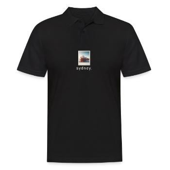 Opéra de Sydney Photo rétro - Polo Homme - noir - Devant - Kai (181cm)