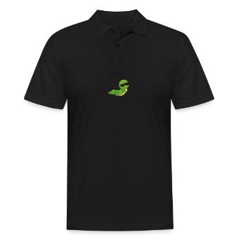 Caterpillar Raupen Design Insekt Geschenk Kinder - Männer Poloshirt - Schwarz - Vorne - Kai (181cm)