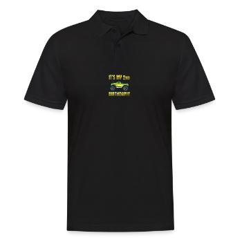 2ème anniversaire - Polo Homme - noir - Devant - Kai (181cm)