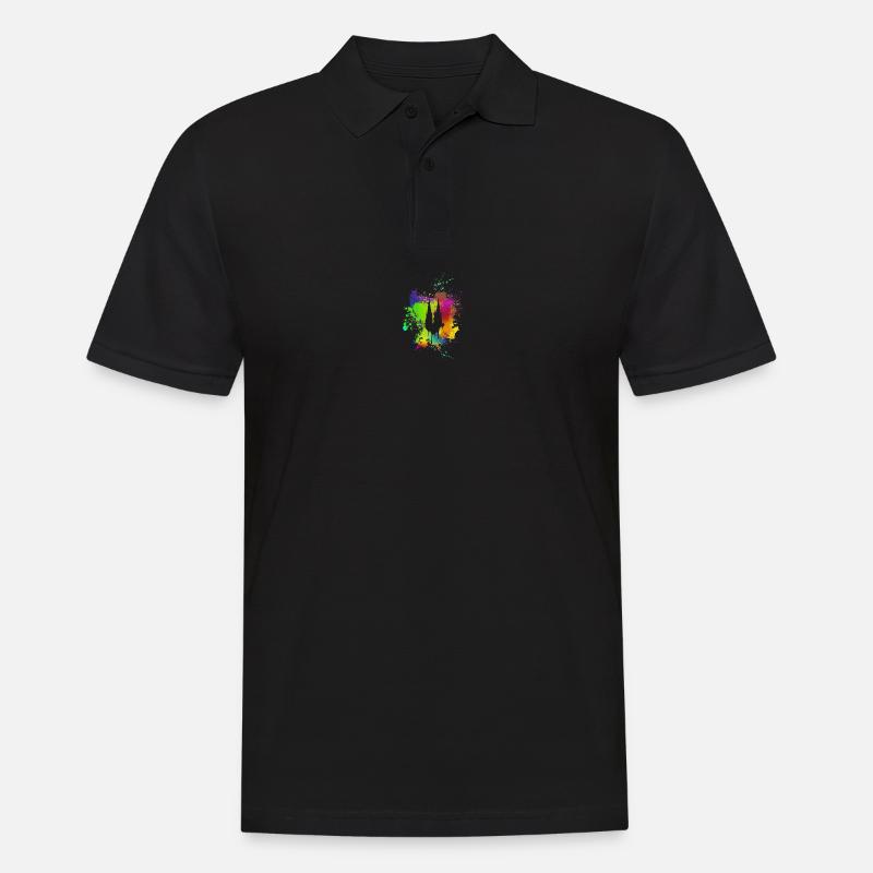 Kölner Dom - Männer Poloshirt - Schwarz