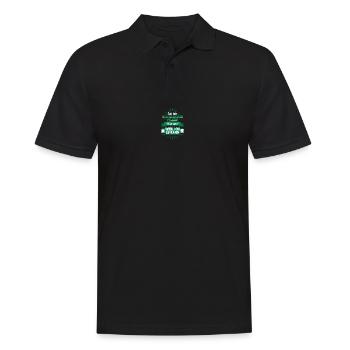 Ich bin Heilerziehungspfleger - Männer Poloshirt - Schwarz - Vorne - Kai (181cm)