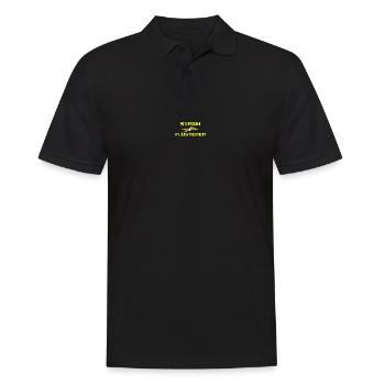 Elektriker Strom Elektrizität Strom Arbeit - Männer Poloshirt - Schwarz - Vorne - Kai (181cm)