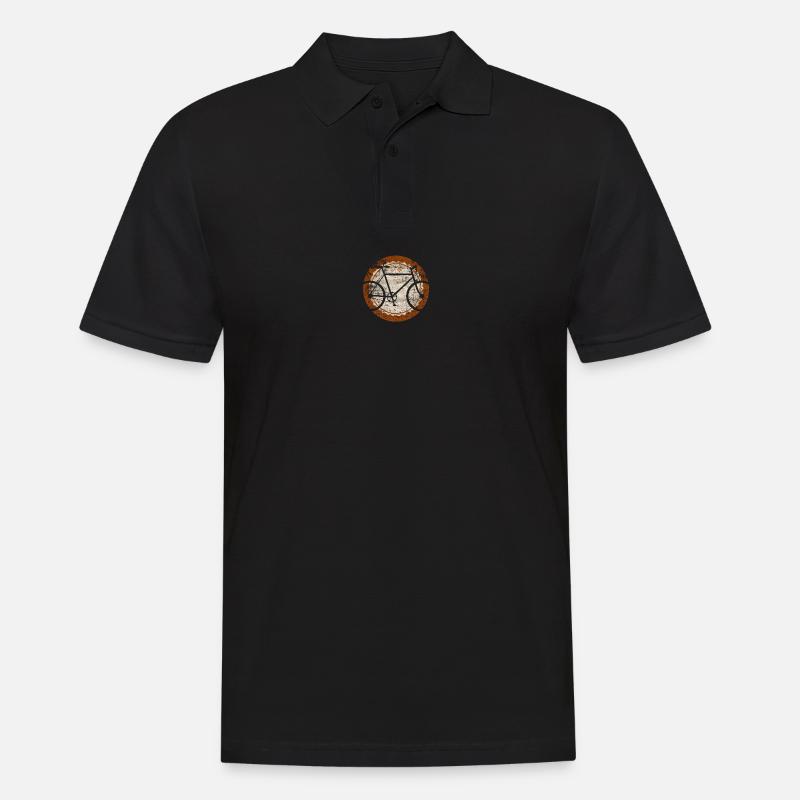 Retro Bicycle Edition 4 - Männer Poloshirt - Schwarz
