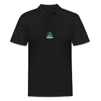 Ich bin Diakon - Warum? Weil ich es kann - Männer Poloshirt - Schwarz - Vorne - Kai (181cm)