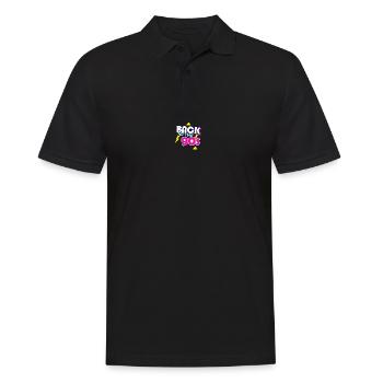 90 - Men's Polo Shirt - black - Front - Kai (181cm)