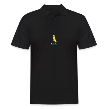 Banane golf sport banane fruits frais - Polo Homme - noir - Devant - Kai (181cm)